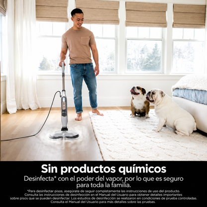 Mopa Multifuncional Trapeador a Vapor SharkPower - Limpieza Profunda de Pisos