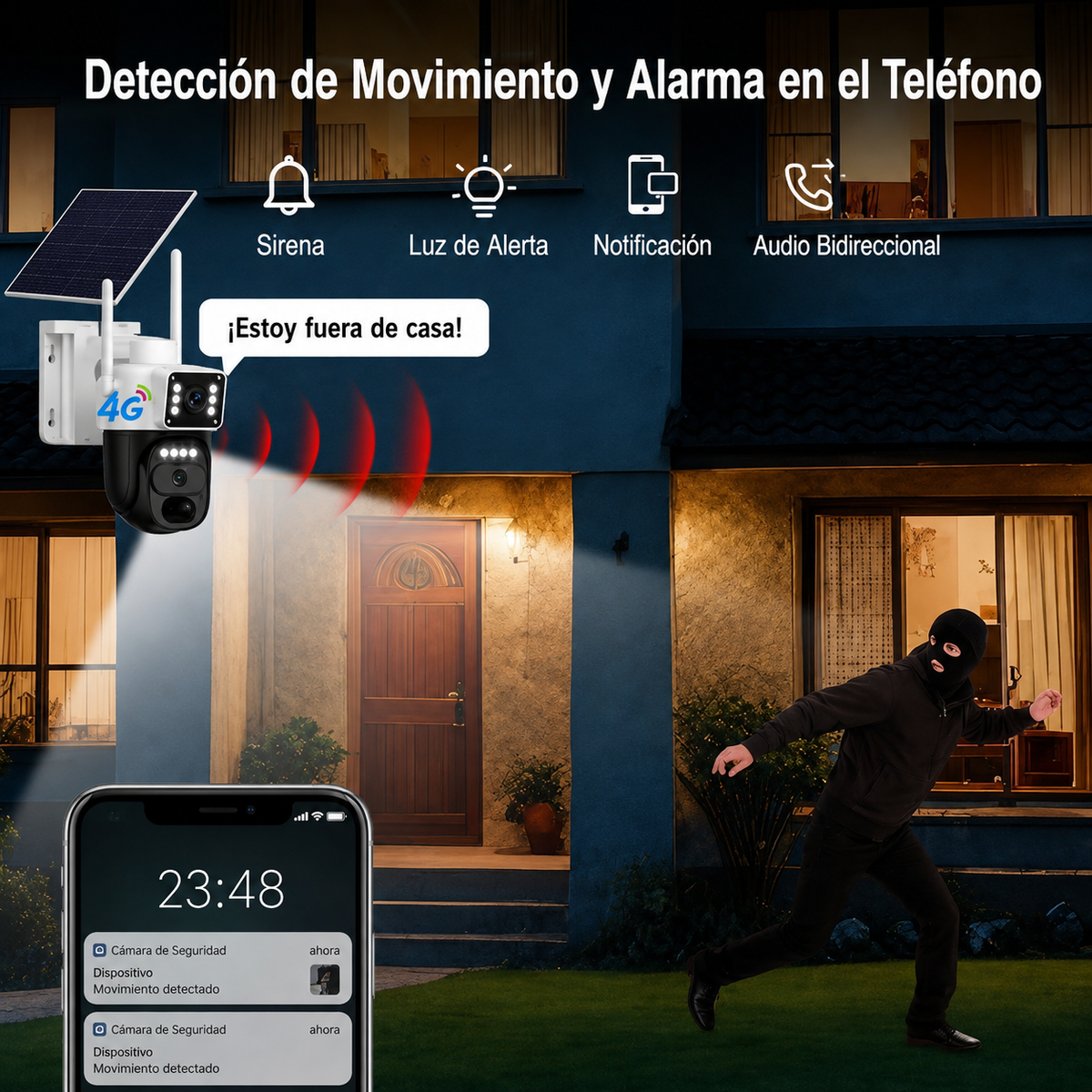 Cámara de Seguridad Panoramica 360°