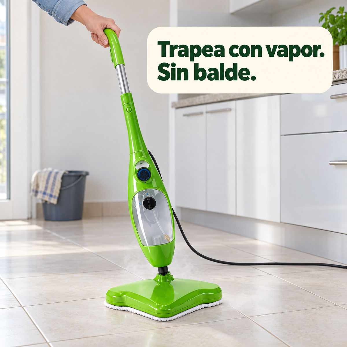 Mopa a Vapor H2O X5® Deluxe | Limpieza Fácil y Profunda