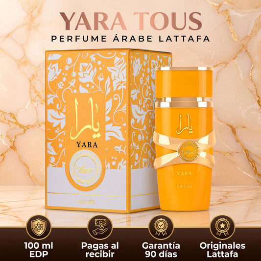 Perfume árabe Lattafa Yara Tous 100 ml EDP con su caja